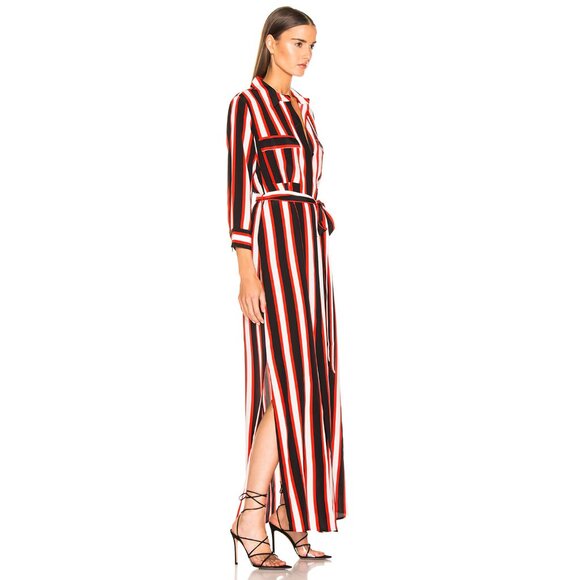 L'Agence "Cameron" Striped Silk Dress, size XS - Picture 2 of 10